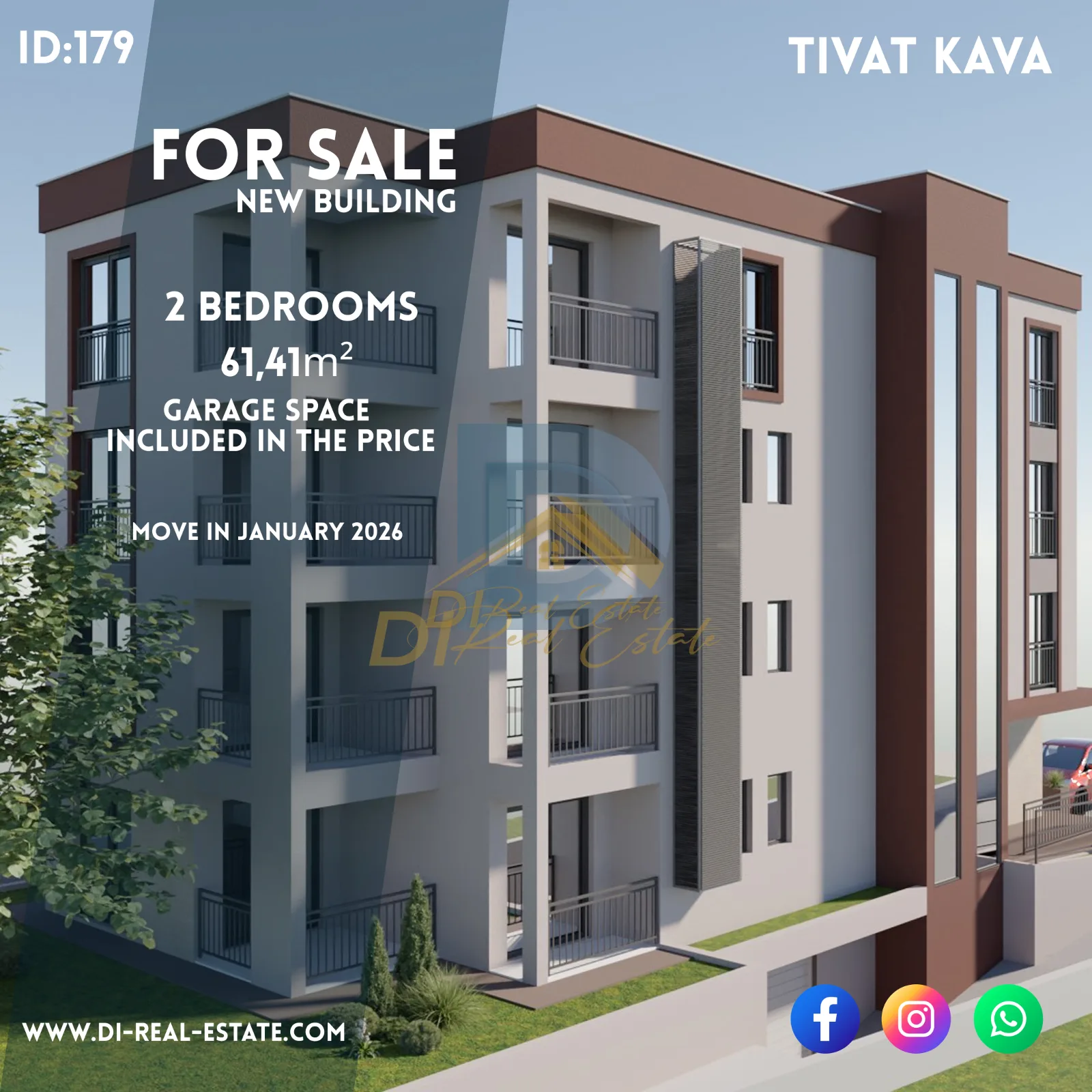 Sale - Apartment Tivat, Kava