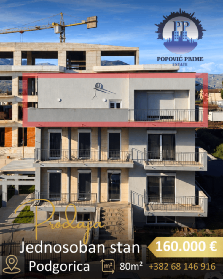Satılık - Daire Podgorica, Zagorič
