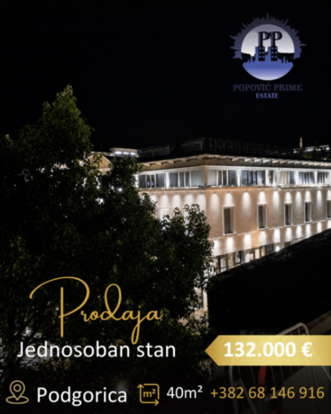 Prodaja - Stan Podgorica, Centar