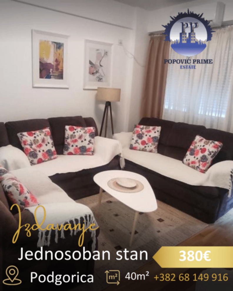 Оренда - Квартира Podgorica, Zabjelo