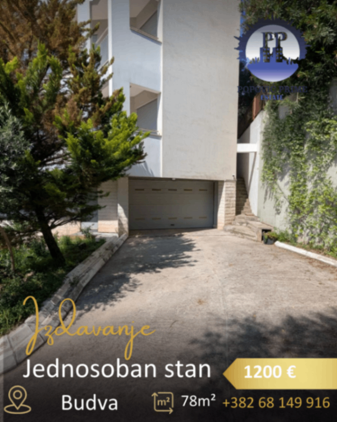 Kiralık - Daire Budva, Pržno