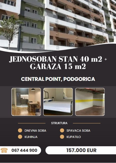 Prodaja - Stan Podgorica, Central Point