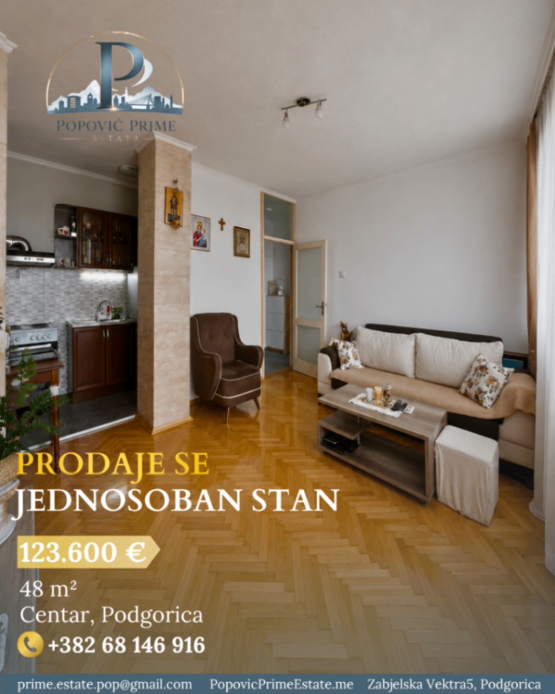 Prodaja - Stan Podgorica, Centar
