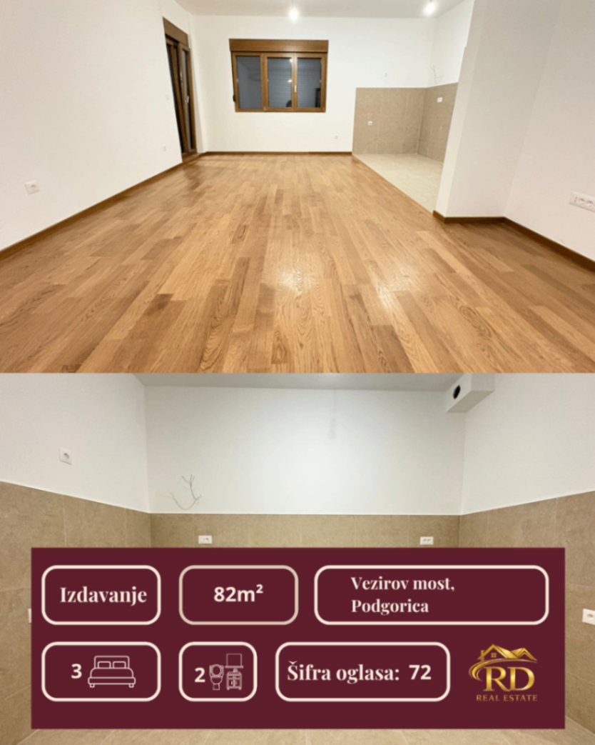 Kiralık - Daire Podgorica, Vezirov Most