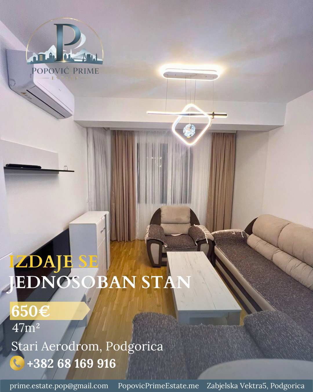 Оренда - Квартира Podgorica, Stari Aerodrom