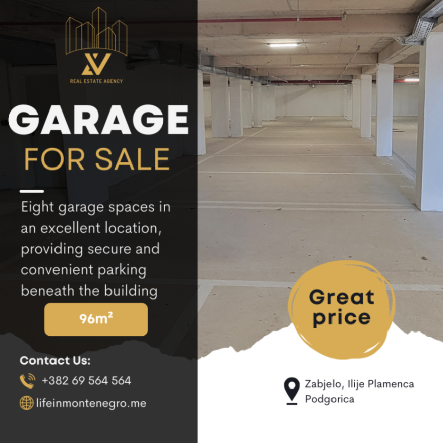 Продаж - Гараж Podgorica, Zabjelo
