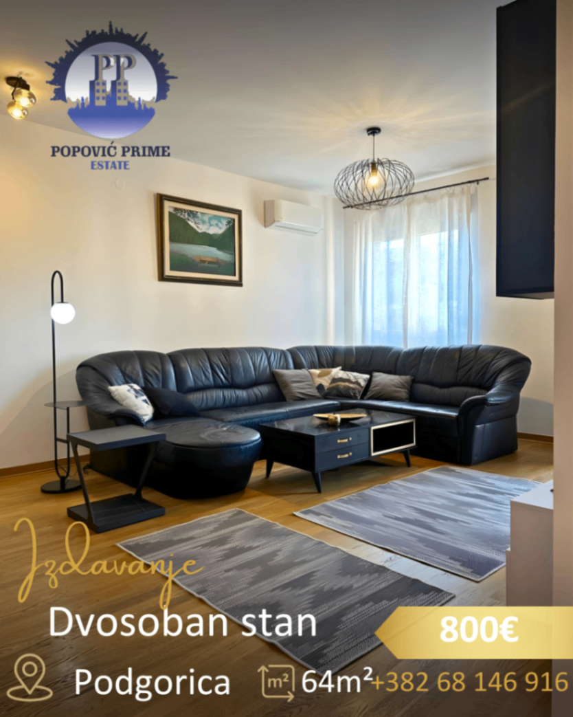 Izdavanje - Stan Podgorica, City Kvart