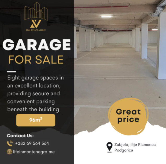 Sale - Garage Podgorica, Zabjelo