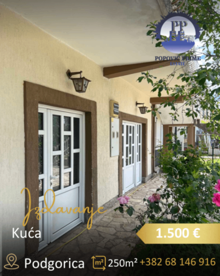 Kiralık - Ev Podgorica, Tološi