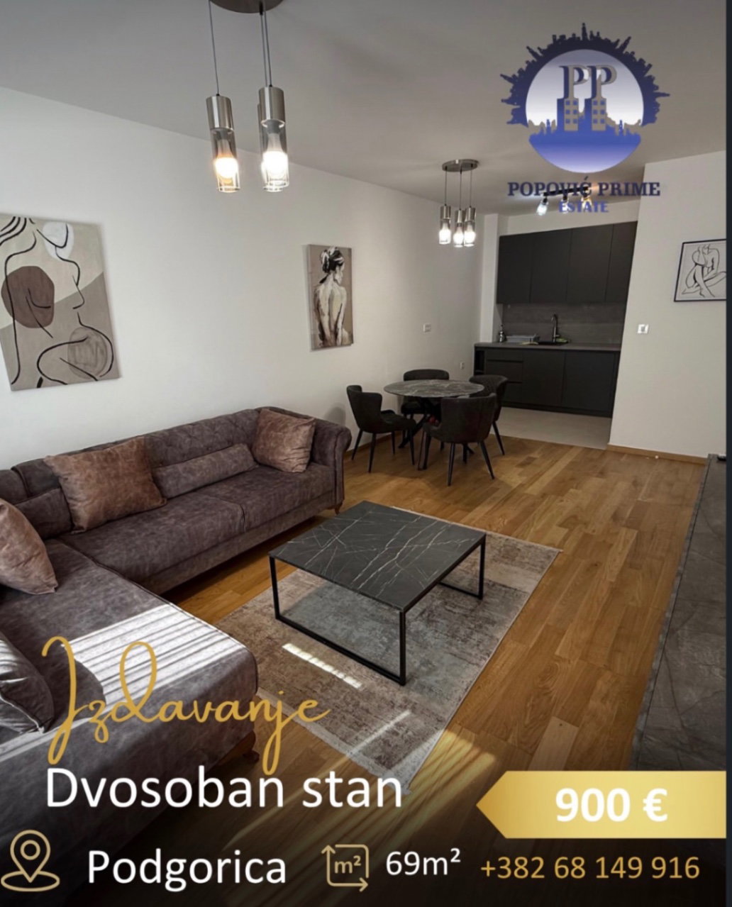 Rent - Apartment Podgorica, City Kvart