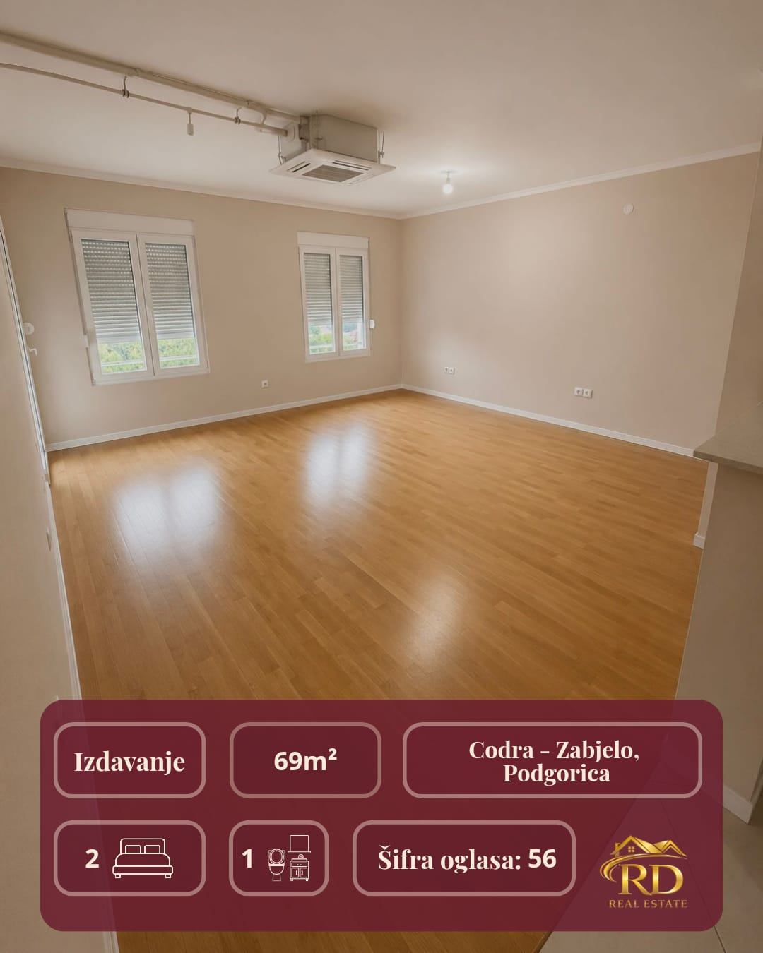 Kiralık - Daire Podgorica, Zabjelo