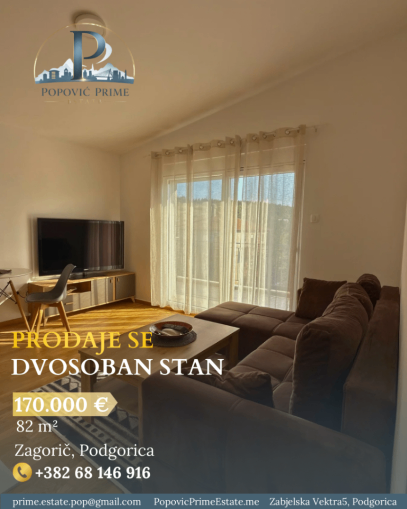 Prodaja - Stan Podgorica, Zagorič