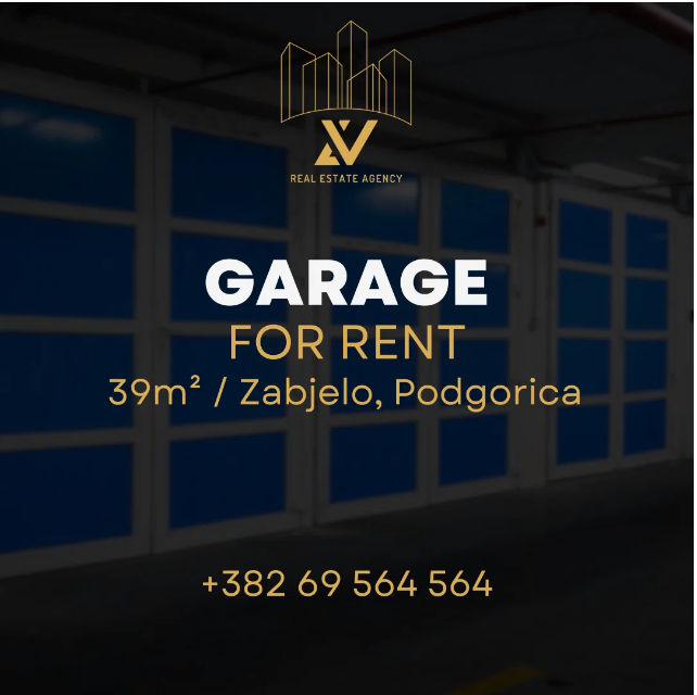 Izdavanje - Garaža Podgorica, Tuški Put