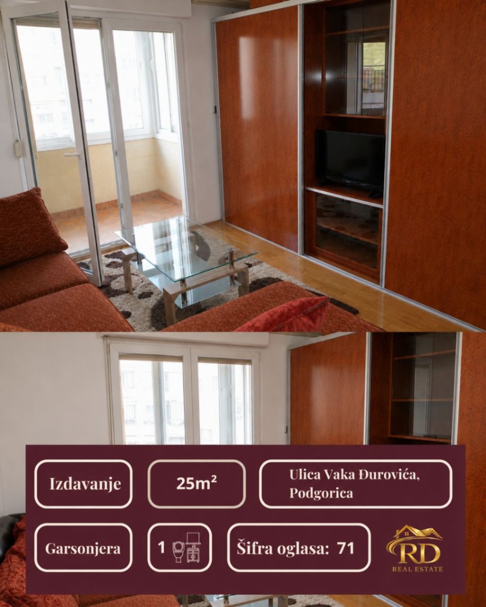 Kiralık - Daire Podgorica, Centar