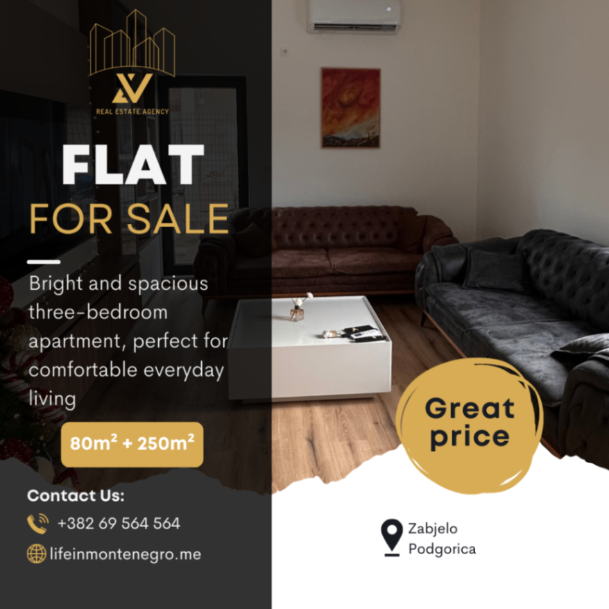 Prodaja - Stan Podgorica, Zabjelo