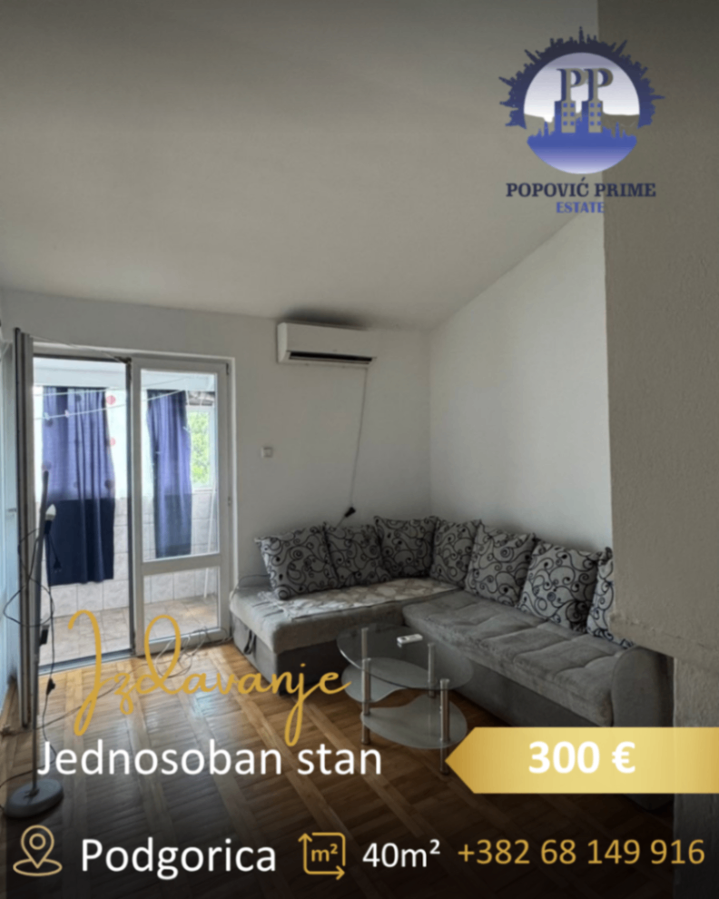 Аренда - Квартира Podgorica, Stari Aerodrom