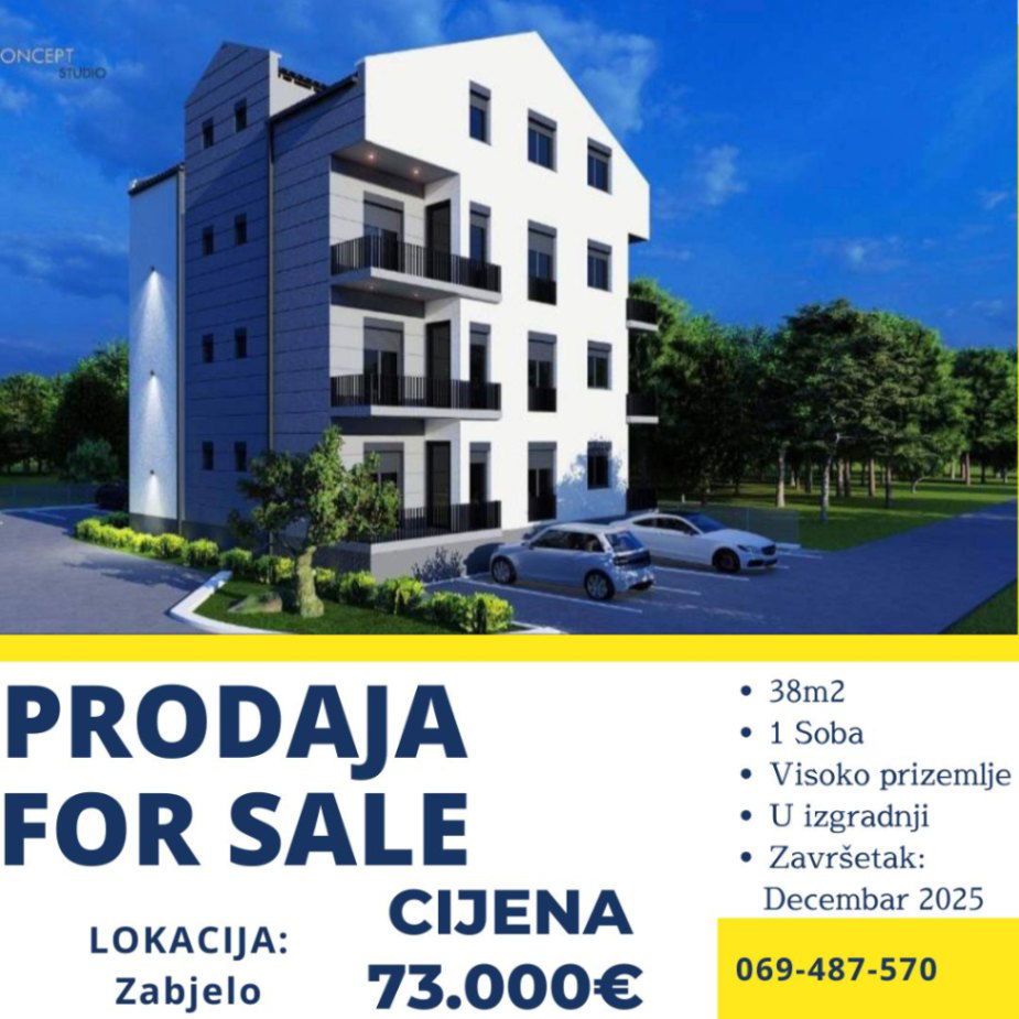 Prodaja - Stan Podgorica, Zabjelo