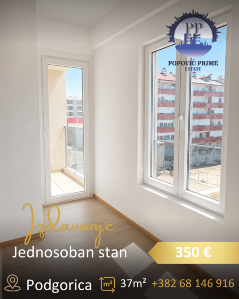 Izdavanje - Stan Podgorica, Zabjelo