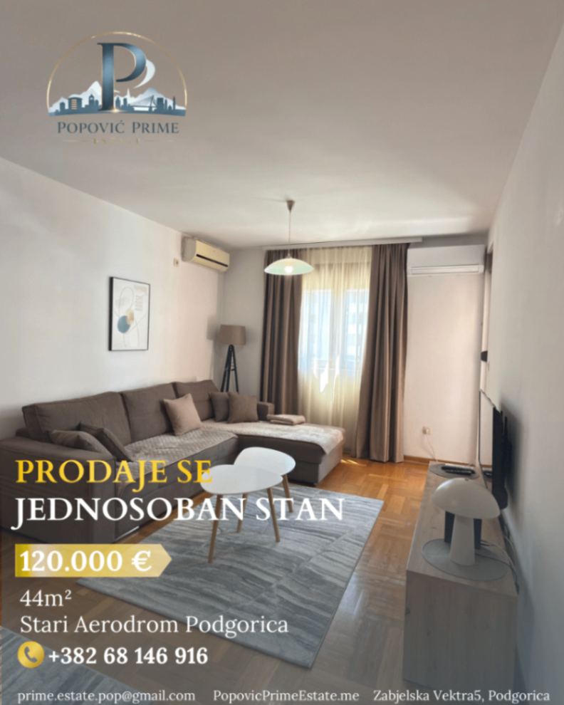 Prodaja - Stan Podgorica, Stari Aerodrom