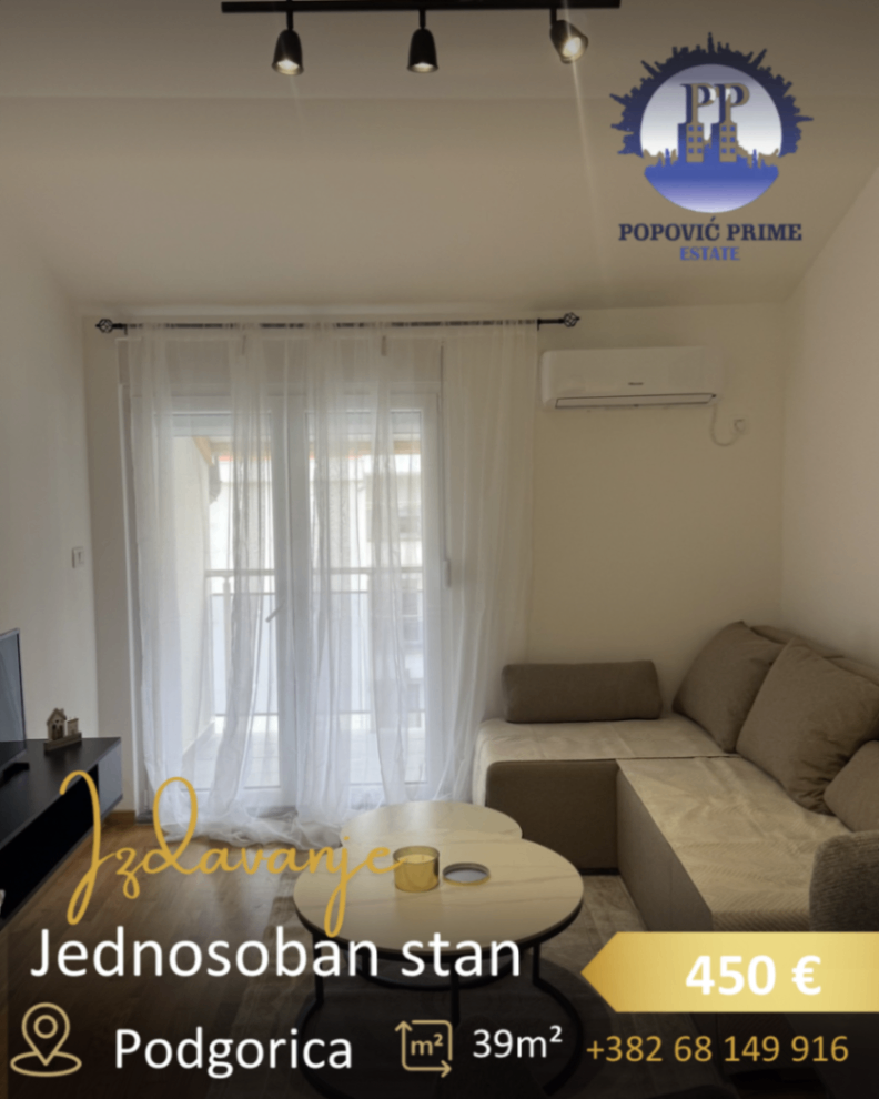 Izdavanje - Stan Podgorica, Zagorič