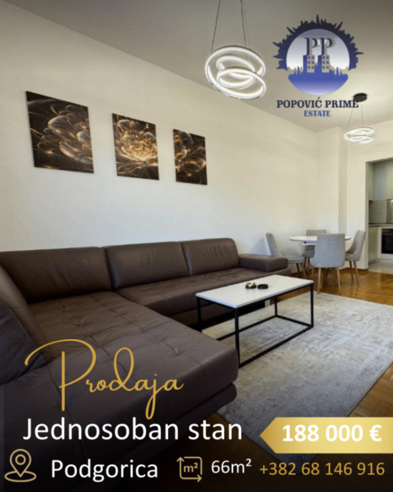 Продажа - Квартира Podgorica, Preko Morače