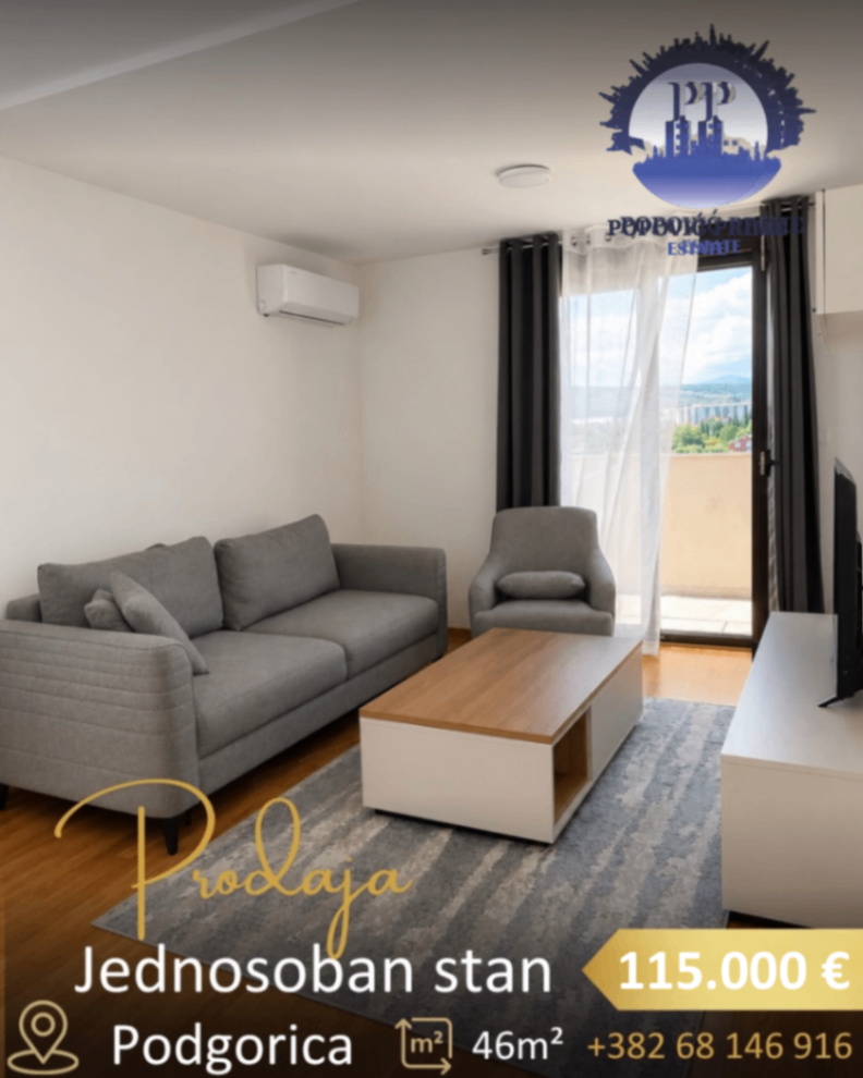 Продажа - Квартира Podgorica, Zabjelo