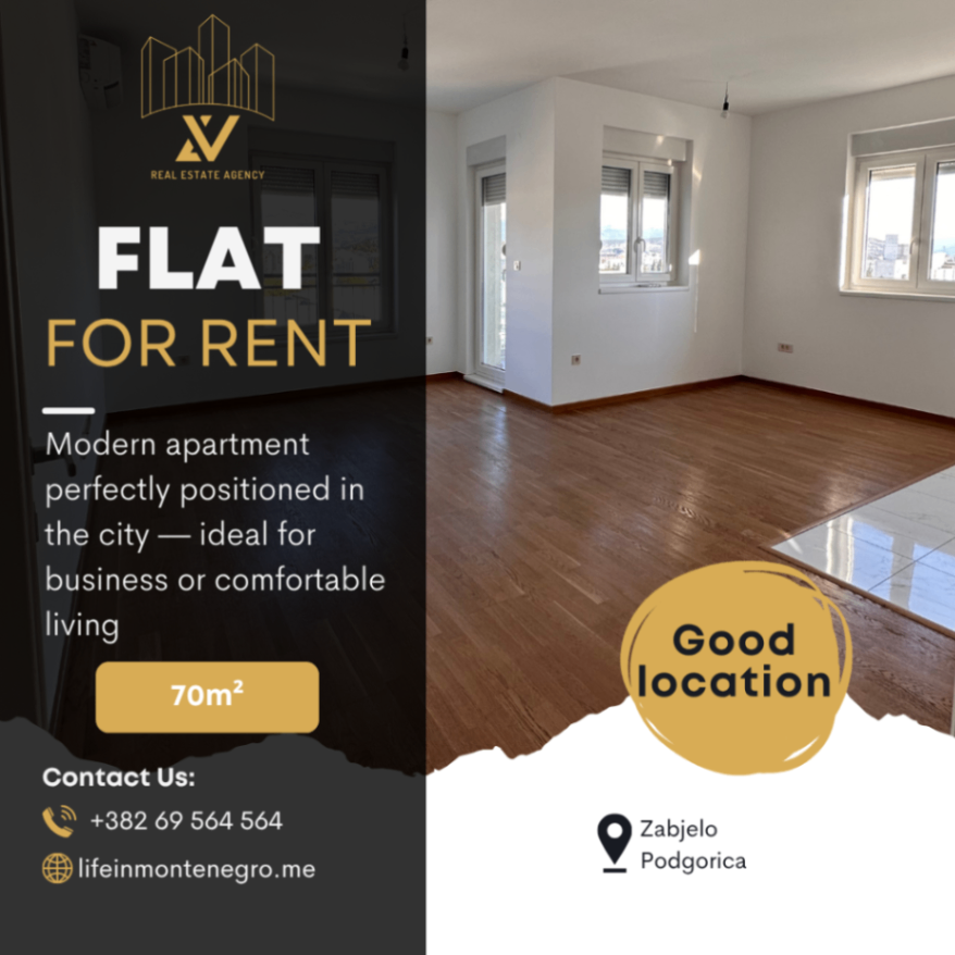 Rent - Apartment Podgorica, Zabjelo