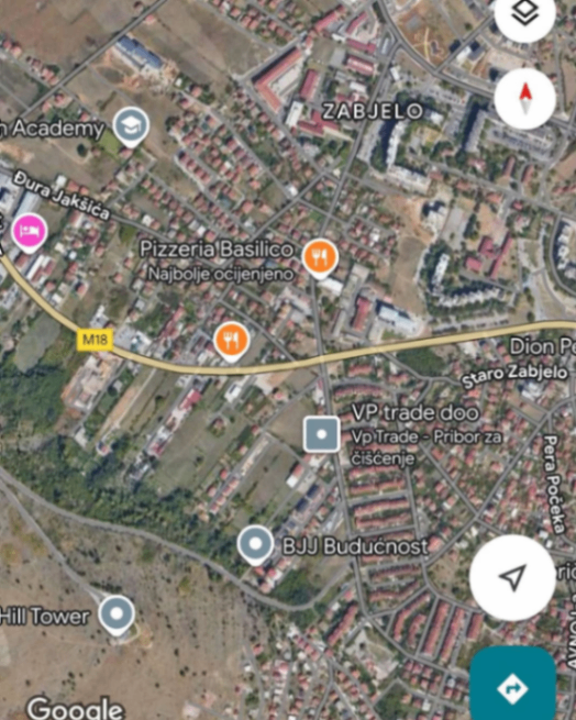 Продаж - Земля Podgorica, Zabjelo