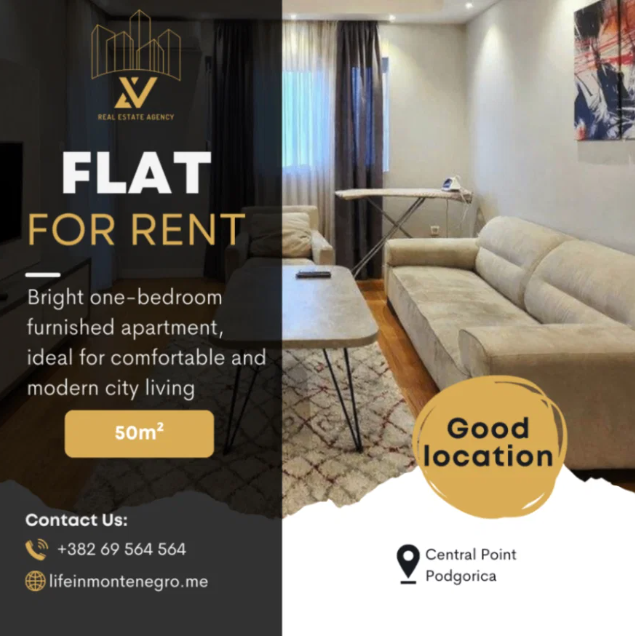 Rent - Apartment Podgorica, City Kvart