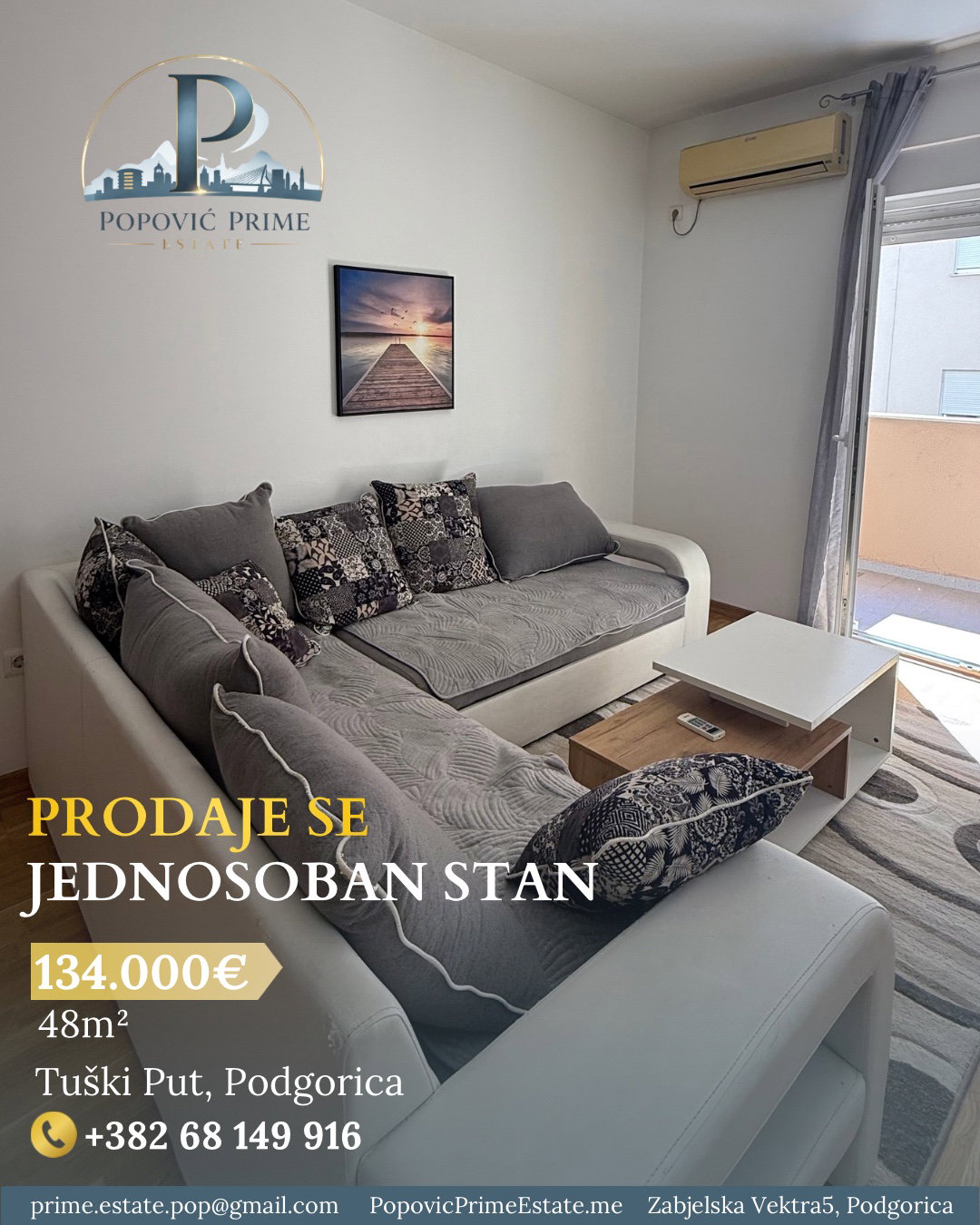 Prodaja - Stan Podgorica, Tuški Put