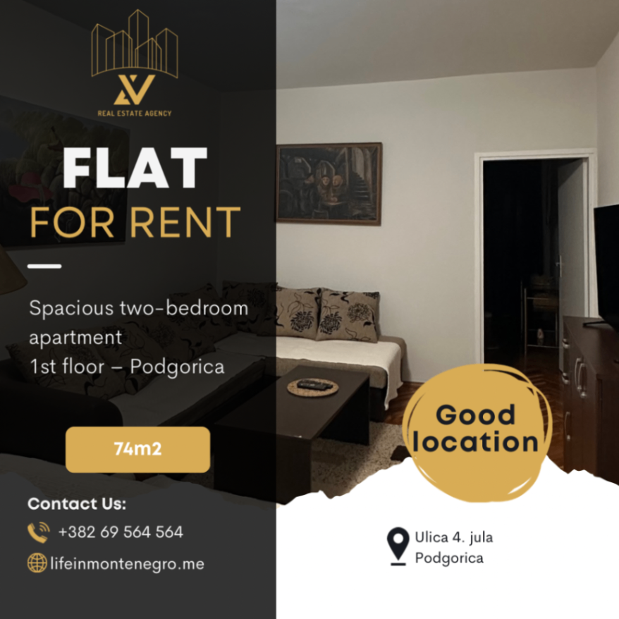Rent - Apartment Podgorica, Tuški Put