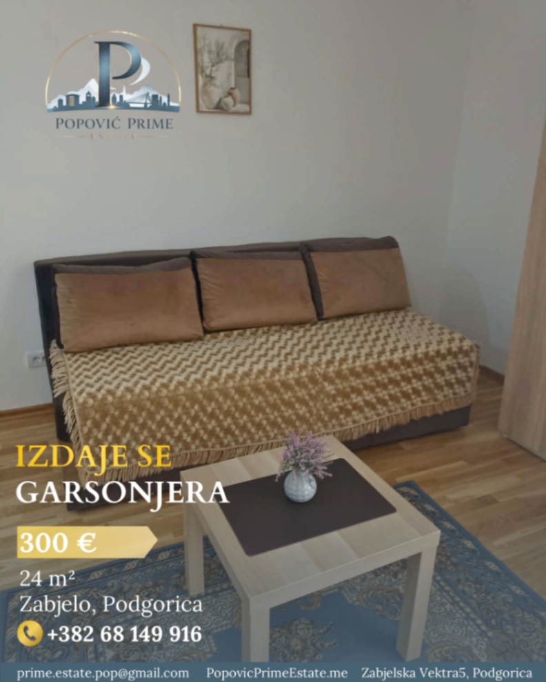 Rent - Apartment Podgorica, Zabjelo