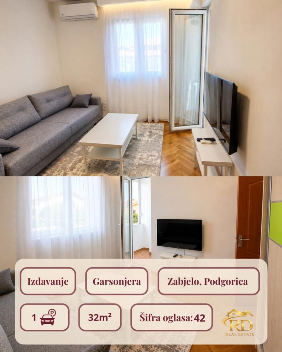 Kiralık - Daire Podgorica, Zabjelo