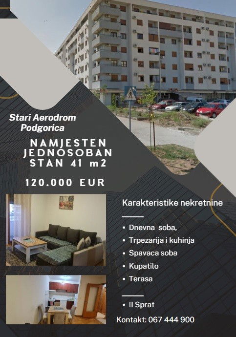 Prodaja - Stan Podgorica, Stari Aerodrom
