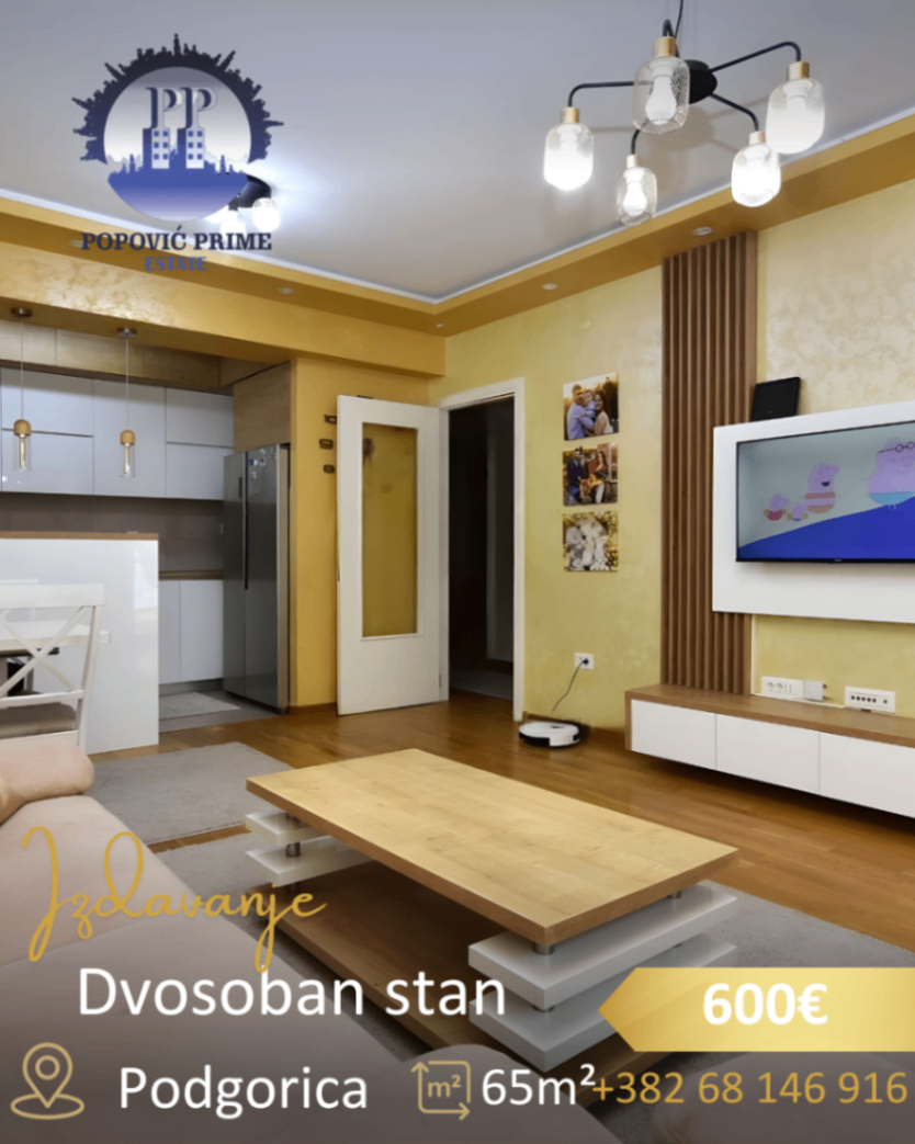 Оренда - Квартира Podgorica, City Kej