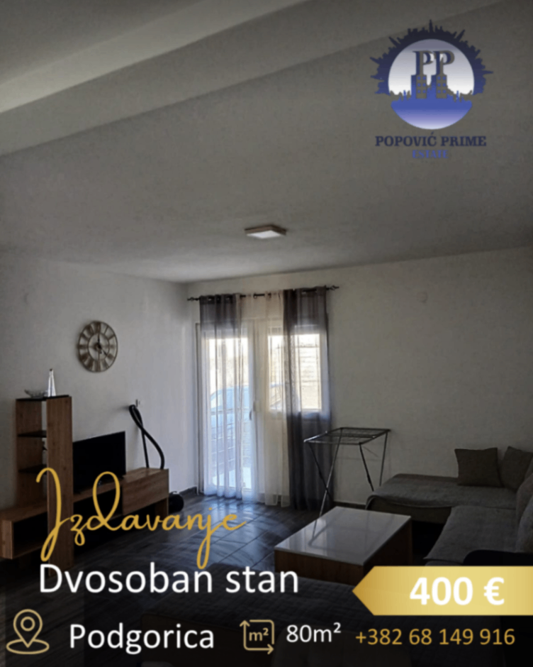 Kiralık - Daire Podgorica, Zagorič