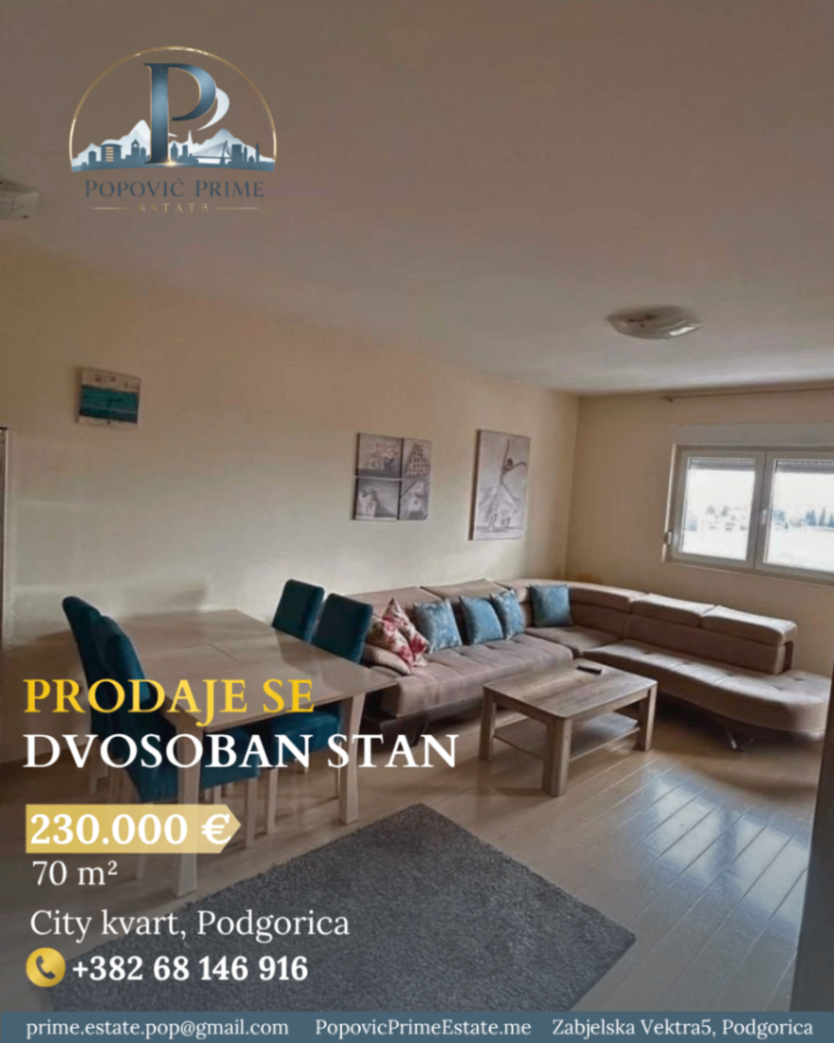 Prodaja - Stan Podgorica, City Kvart
