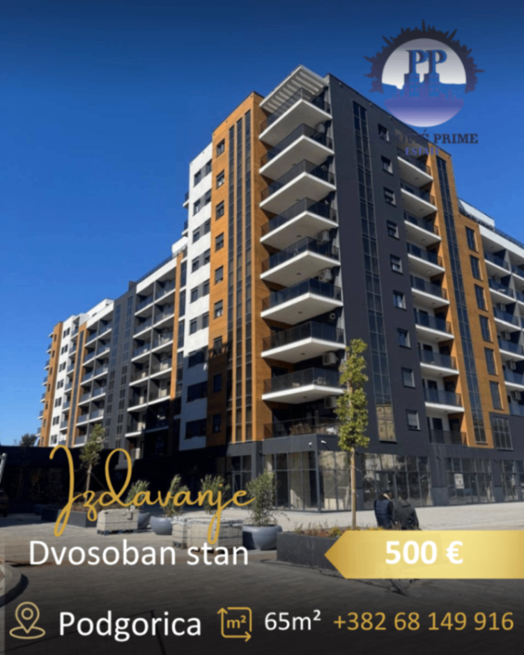 Izdavanje - Stan Podgorica, Stari Aerodrom