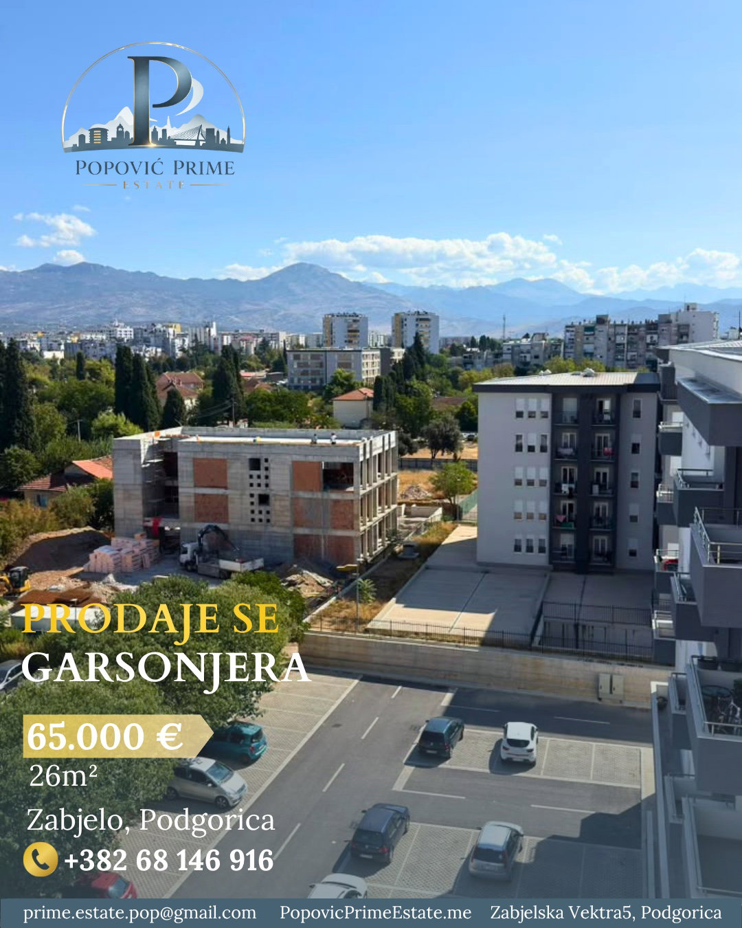 Продажа - Квартира Podgorica, Zabjelo