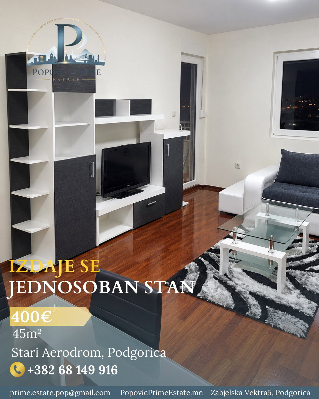Izdavanje - Stan Podgorica, Stari Aerodrom
