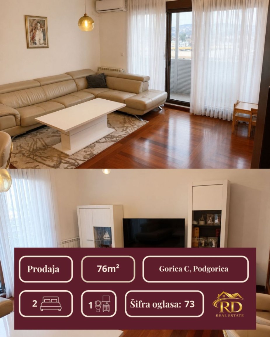 Satılık - Daire Podgorica, Gorica C