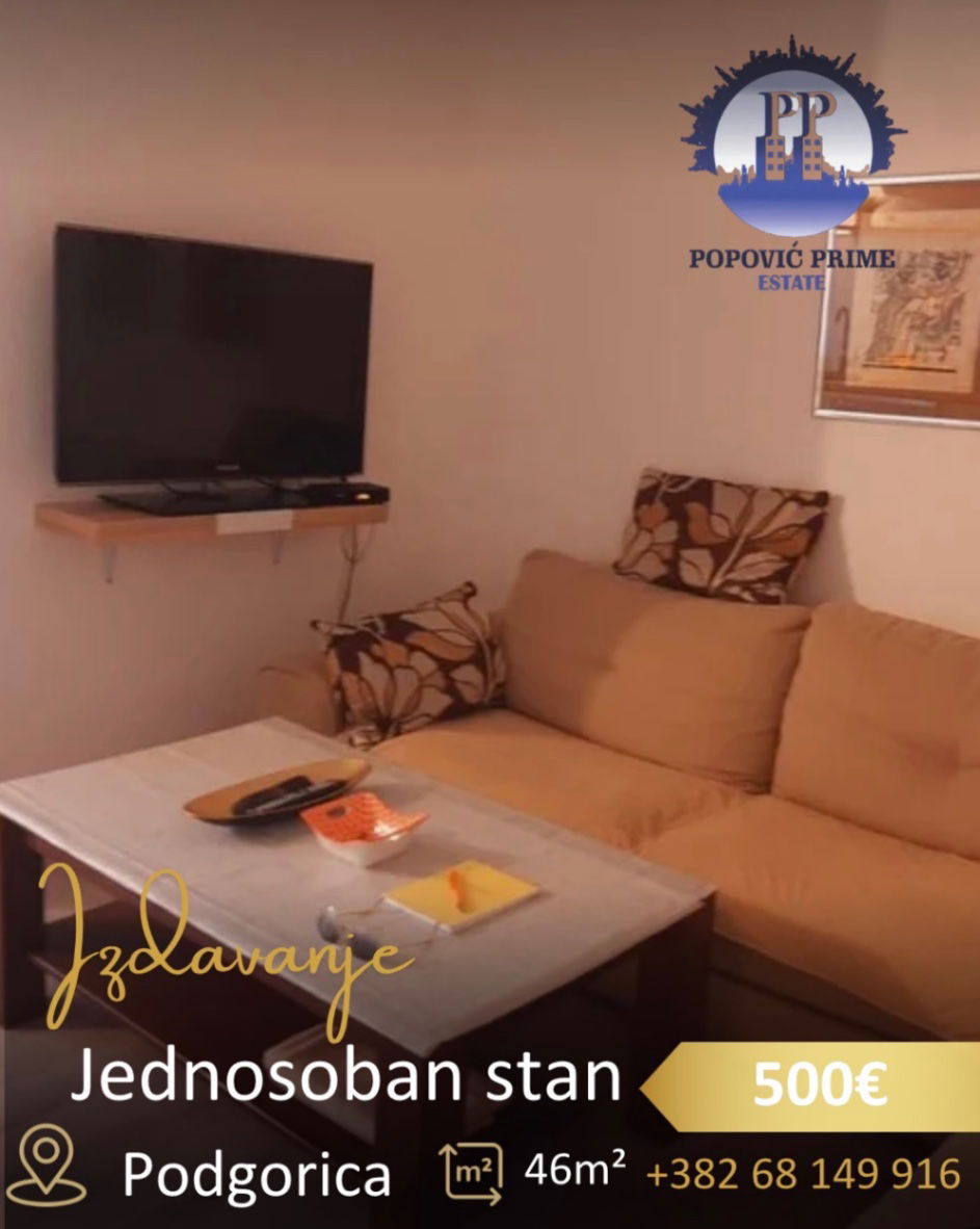 Izdavanje - Stan Podgorica, Centar