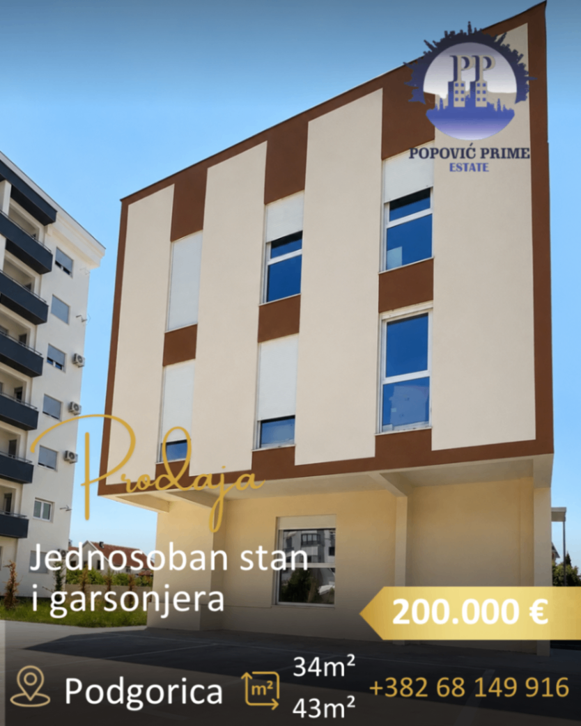 Продажа - Квартира Podgorica, Zabjelo