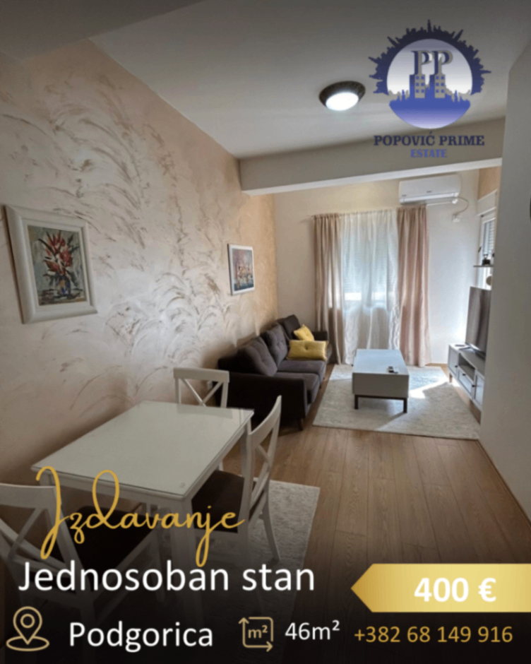 Rent - Apartment Podgorica, Zabjelo
