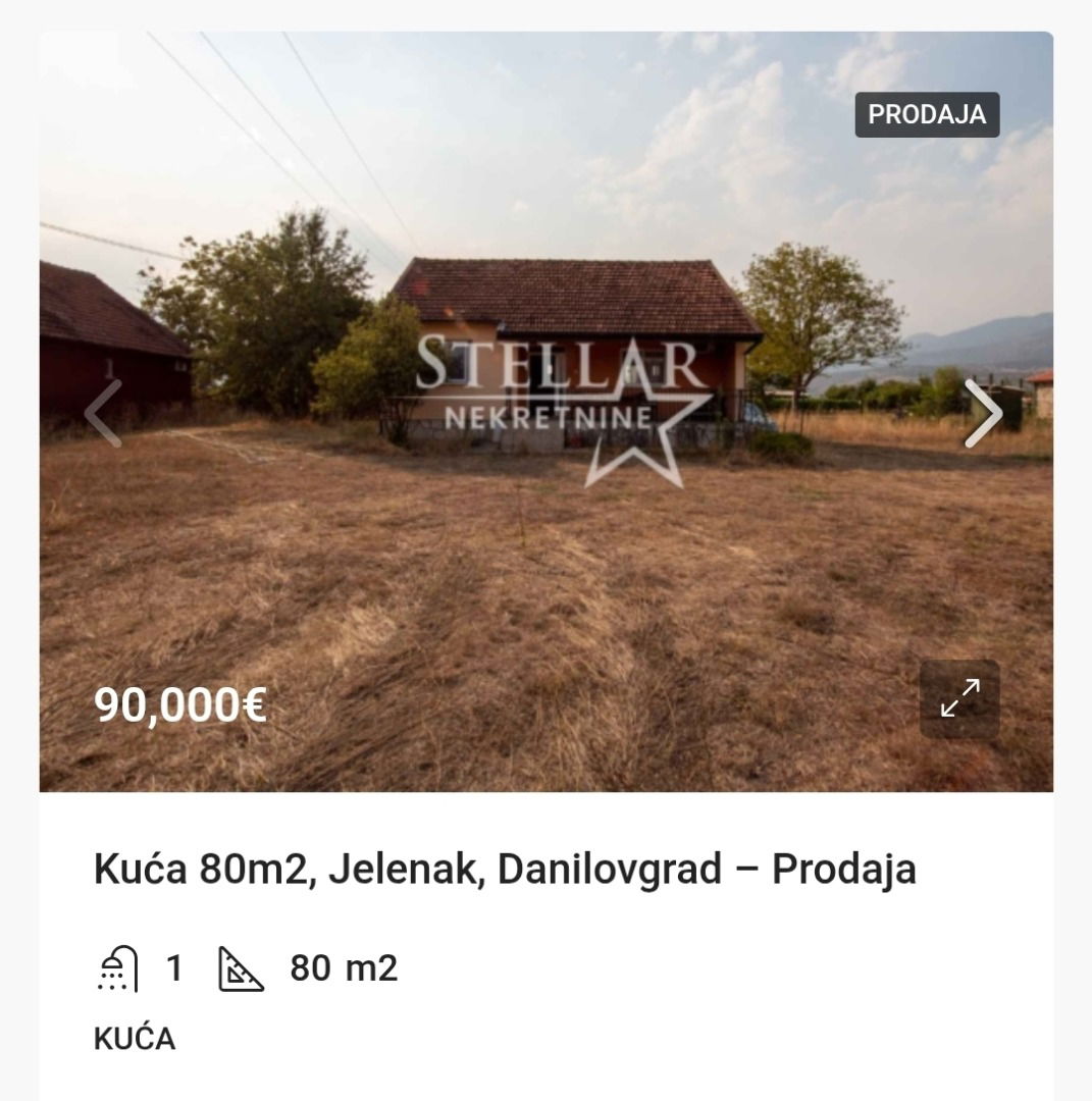 Prodaja - Kuća Danilovgrad, Danilovgrad