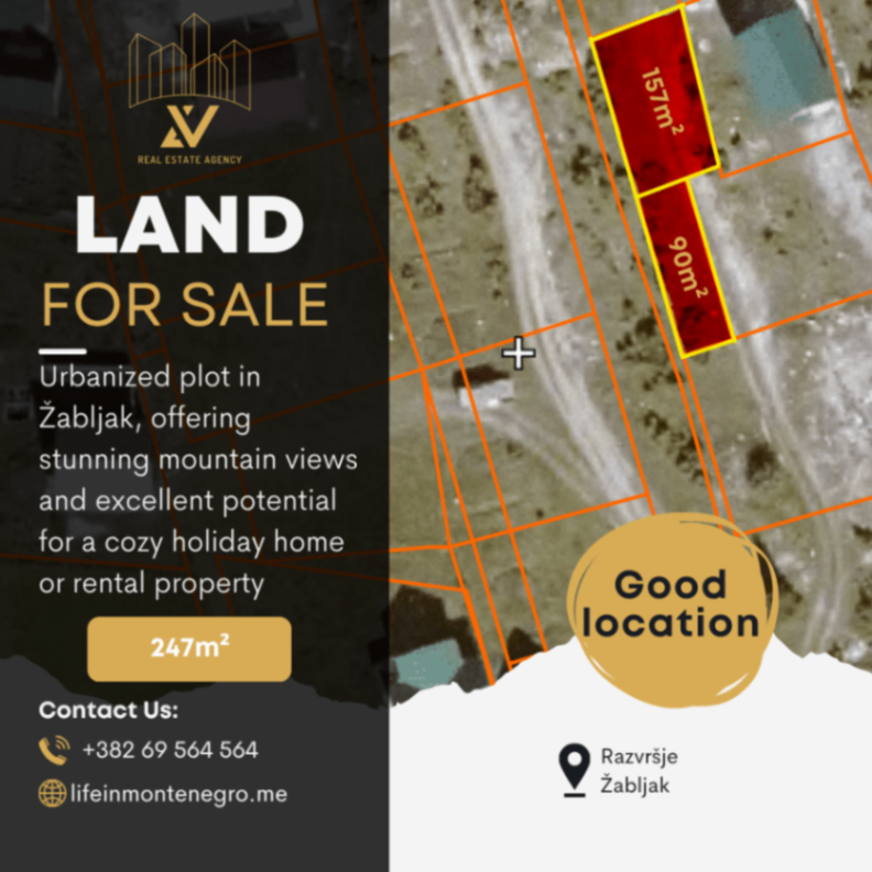 Sale - Land Žabljak, Razvršje