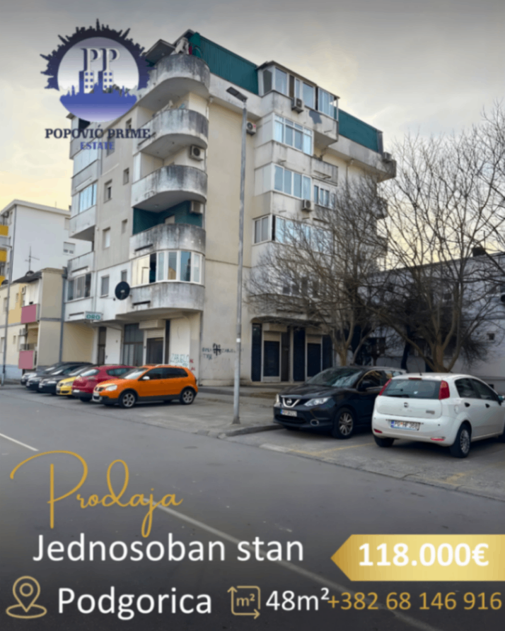 Продаж - Квартира Podgorica, Zabjelo