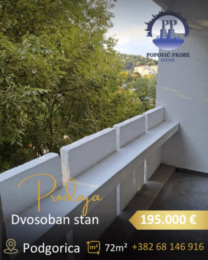 Продажа - Квартира Podgorica, Zabjelo