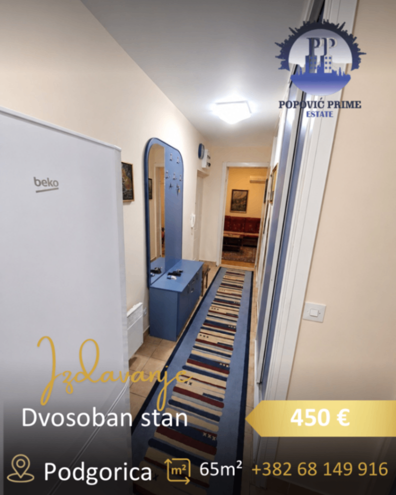 Izdavanje - Stan Podgorica, Stara Varoš