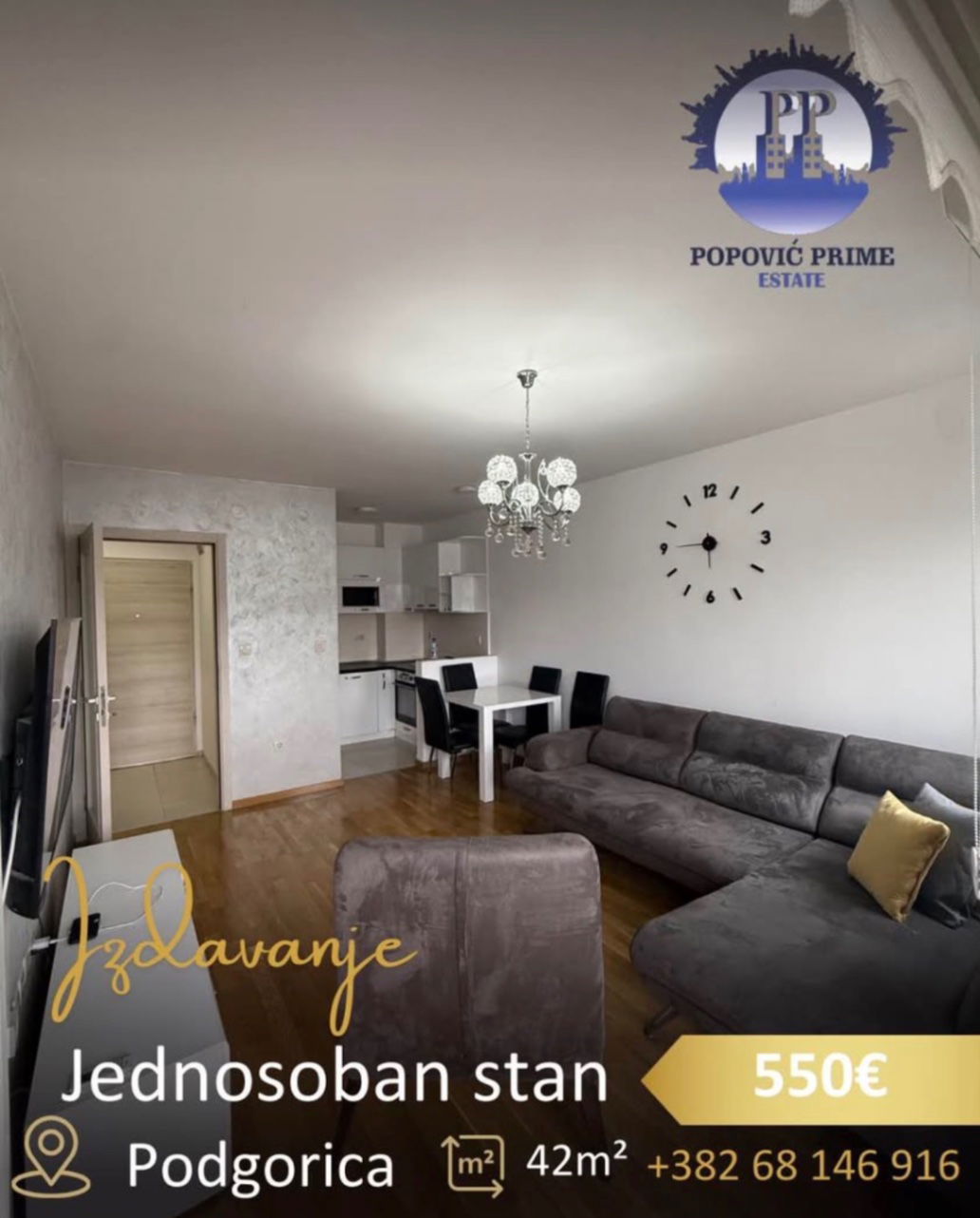 Оренда - Квартира Podgorica, Stari Aerodrom